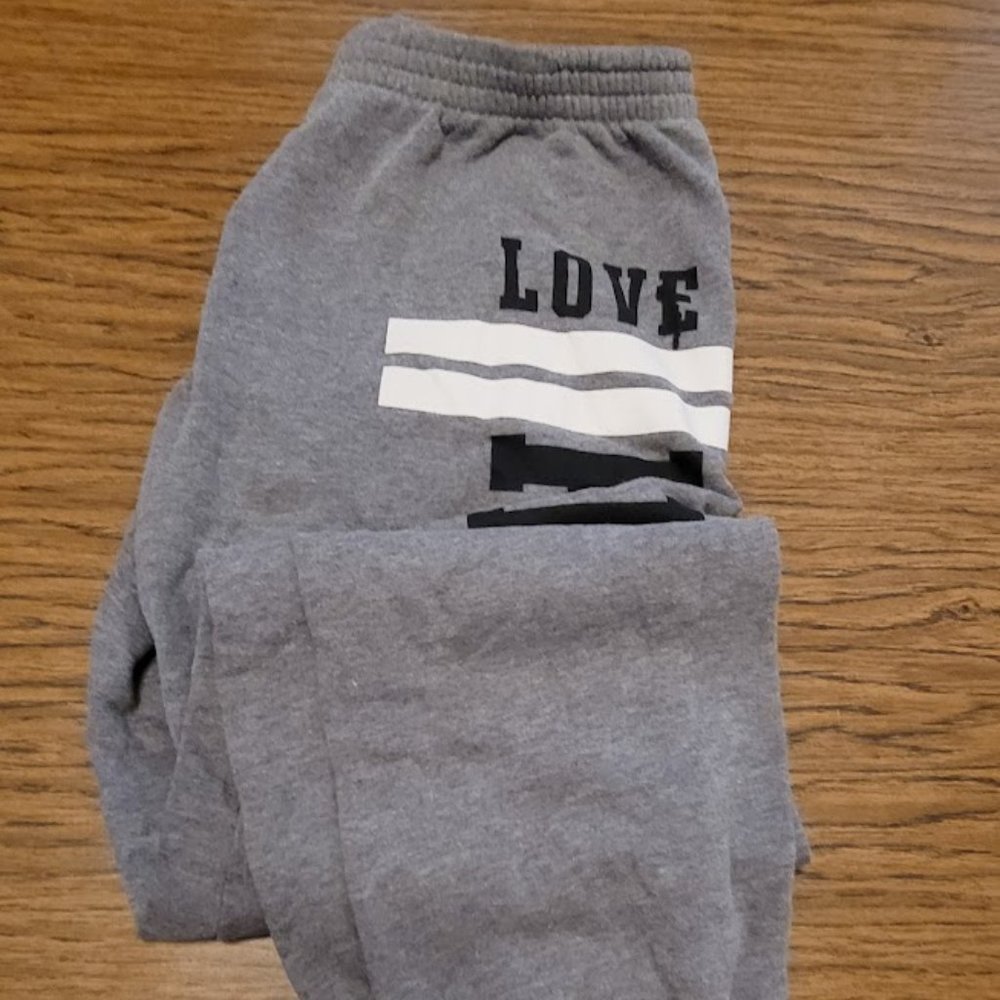 Pink Gray Sweatpants - Picture 3 of 7